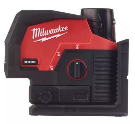 Laser vert 2 lignes avec aplomb 12V + 1 batt 3ah + chargeur + boite